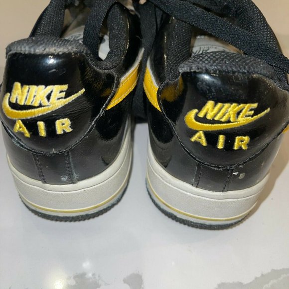 INVISIBLE BLACK/YELLOW NIKE SNEAKERS sz8 JG 5 main image 10